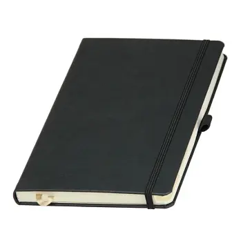 Записная книжка A5 'Ivory Line' кремовый блок Черный 6202-01