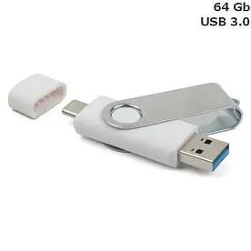 Флешка 'Twister Double' Type-C 64 Gb USB 3.0