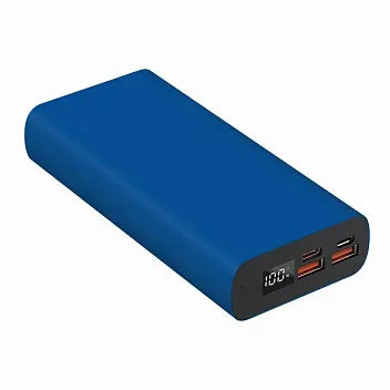 Універсальна мобільна батарея Powerbank 'Model B' 20000 mAh Синий Черный 14758-18