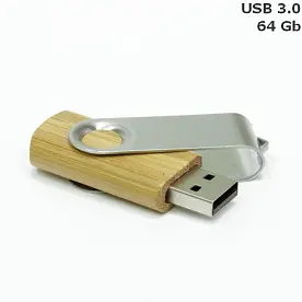 Флешка 'Twister' дерев'яна 64 Gb USB 3.0