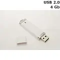 Флешка пластикова 4 Gb USB 2.0