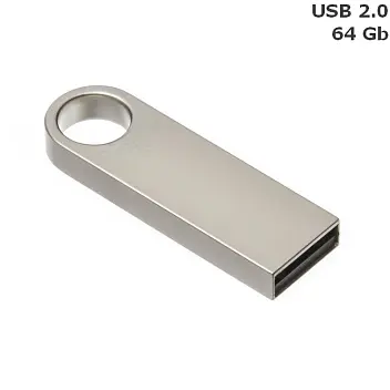 Флешка 'UNITY' 64 Gb USB 2.0 Серебристый 15520-01