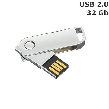 Флешка 'LAEF' 32 Gb USB 2.0 Серебристый 8683-01