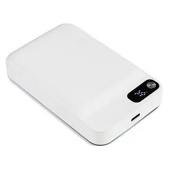 Універсальна мобільна батарея Бездротова Powerbank 'Model D' matt 10000 mAh Черный Белый 15577-209