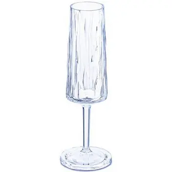 Келих для шампанського 'Koziol' 'CLUB NO. 5 SUPERGLAS' пластиковий 100мл Голубой 14064-01
