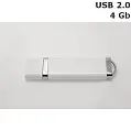 Флешка пластикова 4 Gb USB 2.0