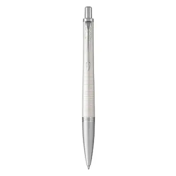 Ручка кулькова 'Parker' URBAN 17 Premium Pearl Metal CT BP Белый Серебристый 9990-02