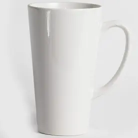 Чашка конусная 'Latte' белая 480 мл