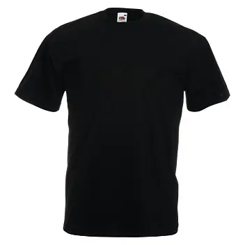 Футболка чоловіча 'Fruit of the Loom' 'Valueweight T' Черный 5695-04