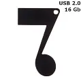 Флешка 'Note' black 16 Gb USB 2.0