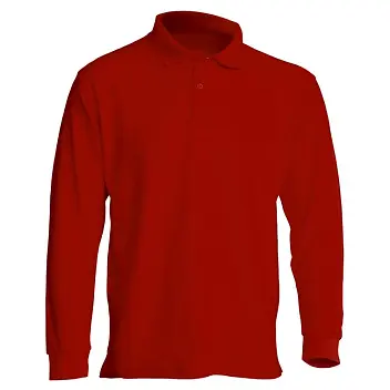 Футболка Поло 'JHK' 'POLO REGULAR MAN LS' RED Красный 1601-06