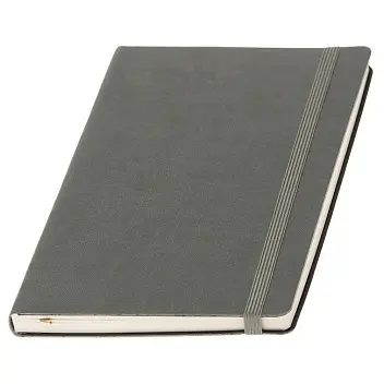 Записная книжка А5 'Mem'O!' в линейку 'Виннер' кремовый блок Серый 14250-03