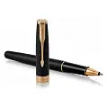 Ручка ролер 'Parker' SONNET 17 Matte Black Lacquer GT RB