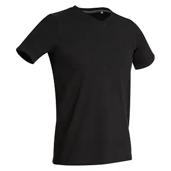 Футболка 'Stedman' 'Clive (V-neck)' Black Opal Черный 6939-01