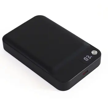 Універсальна мобільна батарея Бездротова Powerbank 'Model D' matt 10000 mAh Черный 15577-22