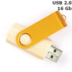 Флешка 'Twister' дерев'яна 16 Gb USB 2.0