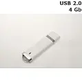 Флешка пластикова 4 Gb USB 2.0