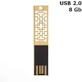 Флешка 'Indi' gold 8 Gb USB 2.0