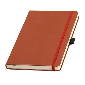 Записна книжка A5 в лінійку Красный Оранжевый 1141-01