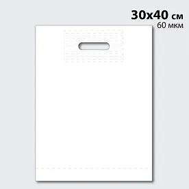Пакет 'Банан' 30х40+3 см - 60 мкм