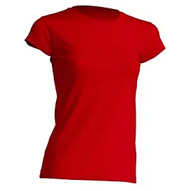 Футболка 'JHK' 'REGULAR PREMIUM T-SHIRT LADY' RED