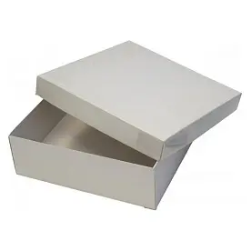 Коробка картонна Самозбірна 180х180х60 мм біла
