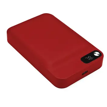Універсальна мобільна батарея Бездротова Powerbank 'Model D' matt 10000 mAh Красный Черный 15577-65