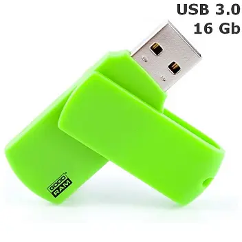 Флешка 'GoodRAM' 'COLOUR' 16 Gb USB 3.0 зеленая Зеленый 6329-04