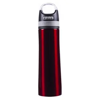 Термопляшка 'Madrid Bluetooth' glossy 735 мл Черный Бордовый 30061-34