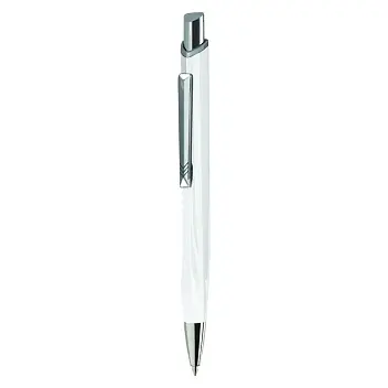 Ручка металева 'VIVA PENS' 'KOBI' Белый Серебристый 8628-09
