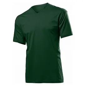 Футболка 'Stedman' 'Classic V-neck Men' Bottle Green