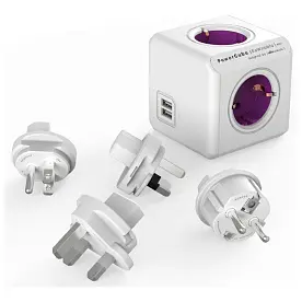 Зарядний пристрій PowerCube ReWirable USB + 4x plug DE