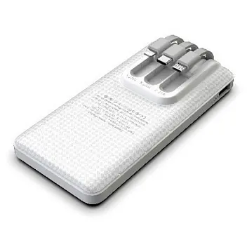 Універсальна мобільна батарея PowerBank 'Pineng' 'PN-857' 10000 mAh Серый 15411-02