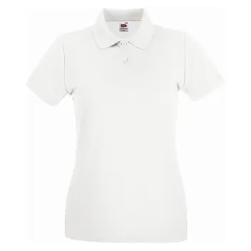 Теніска жіноча 'Fruit of the Loom' 'PREMIUM POLO' Белый 8653-01