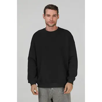 Свитшот оверсайз утепленный 'RAY' 'OVERSIZE' Черный 15958-01