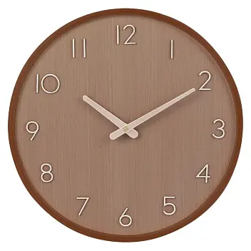 Часы настенные 'WoodTime' 'TEG' 31 см Древесный Коричневый 15761-02
