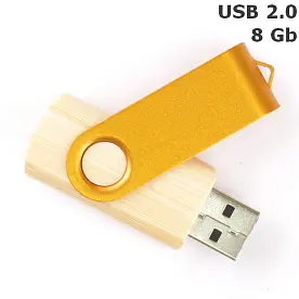 Флешка 'Twister' дерев'яна 8 Gb USB 2.0