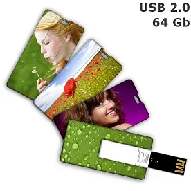 Флешка 'GoodRAM' 'CREDIT CARD mini' 64 Gb USB 2.0