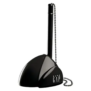 Ручка с подставкой 'Lecce Pen' 'Stil' Черный Серебристый 15390-04