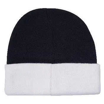 Шапка акрилова 'HeadWear' 'Acrylic Beanie-Toque' Белый Темно-синий 8952-12