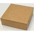 Коробка картонная Самосборная 180х180х60 мм бурая