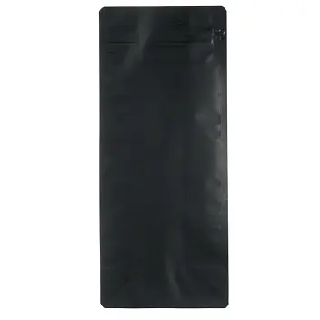 Пакет з плоским дном 145х340х90 zip-замок Черный 12850-01
