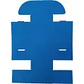Коробка картонна Самозбірна 90х90х60 мм синя