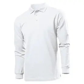 Футболка Поло 'Stedman' 'Polo Long Sleeve' White
