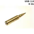 Флешка АК-47 металева 8 Gb USB 2.0