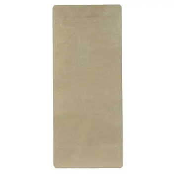 Пакет з плоским дном 145х340х90 крафт zip-замок Древесный 12851-01