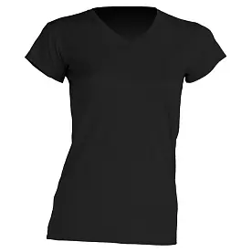 Футболка 'JHK' 'REGULAR LADY V-NECK' BLACK