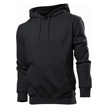 Толстовка 'Stedman' 'Hooded Sweatshirt' чоловіча з капюшоном Черный 8954-01