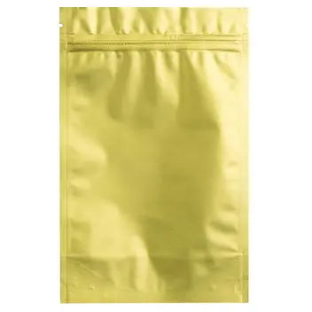 Дой-пак 130х200х35 zip-замок (150г кофе) Золотистый 12799-06