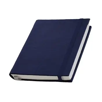 Записна книжка A6 білий блок Темно-синий 3647-05